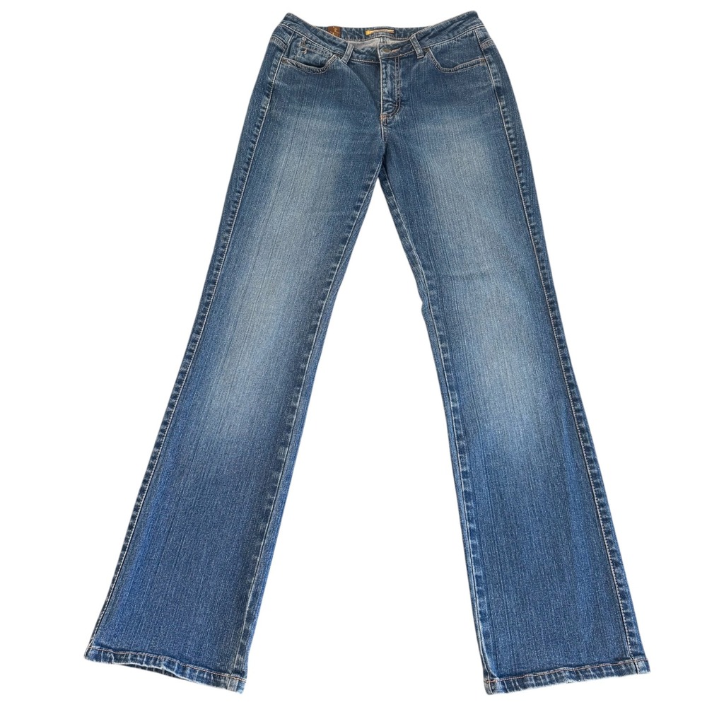 Wrangler Aura 6R Tall (30x33) Blue Regular Rise Bootcut Denim Womens Jeans